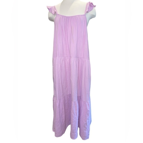 J. Crew Dresses & Skirts - J Crew Women's Dress Size M Light Purple Size Zip Elastic Back Pockets